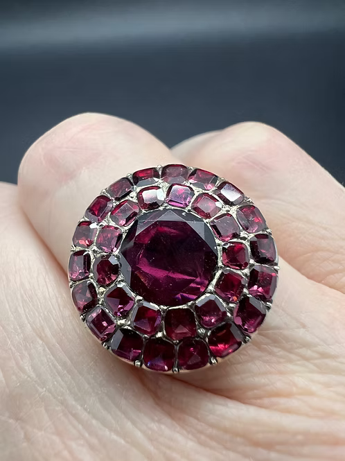 Georgian Garnet Cluster
