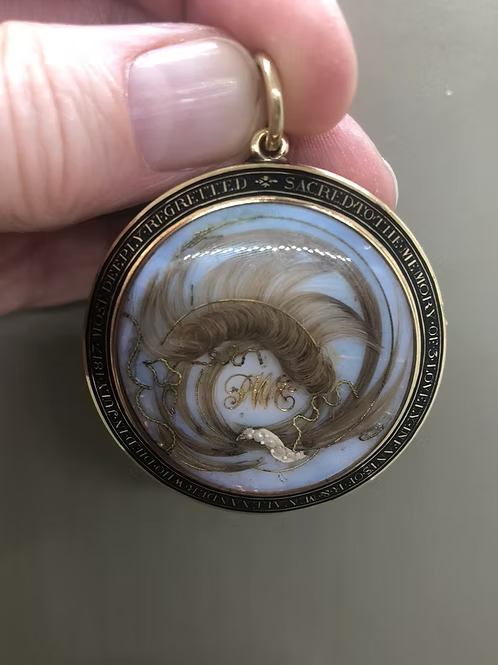 Opaline Mourning Locket