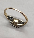 Emerald and Diamond Basket Back