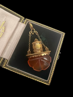 Regency Carnelian Scent Bottle Pendant