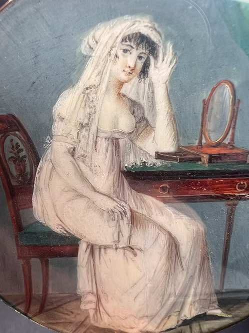 A Lady at her Dressing Table