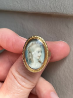 Scottish Portrait Miniature Ring