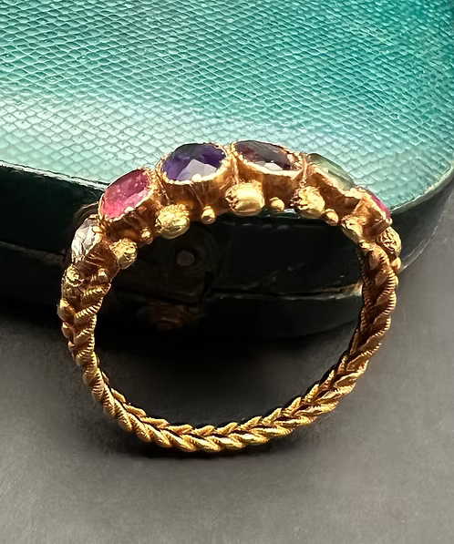 Acrostic Regard Ring c.1820