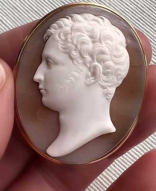 Roman Shell Cameo Portrait