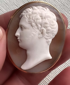 Roman Shell Cameo Portrait