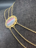French Neoclassical Agate Necklace