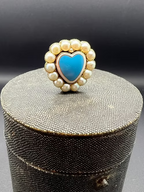 Pearl Enamel Heart