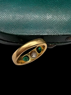 Emerald and Diamond Flush-Set