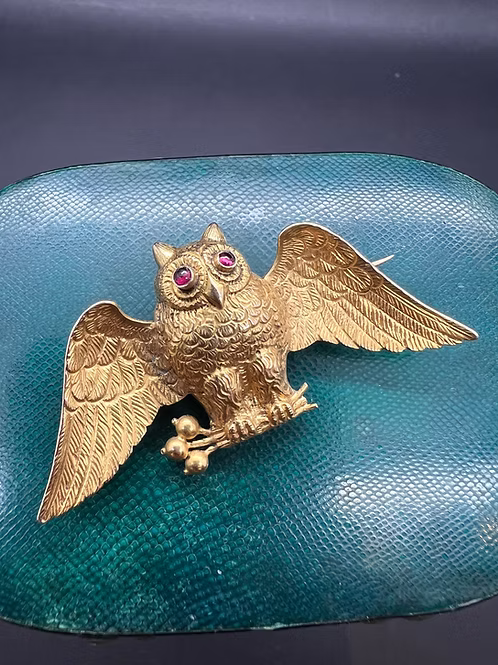 Owl with Poppies