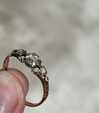 Georgian Rococo Diamond Ring