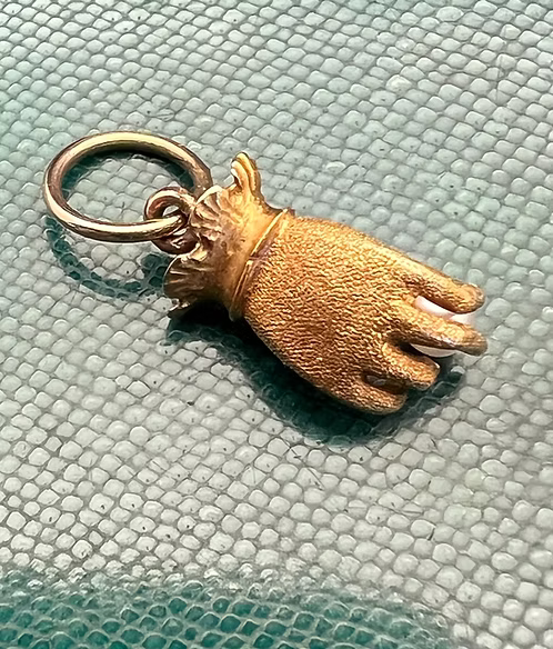 Gloved Hand Pendant