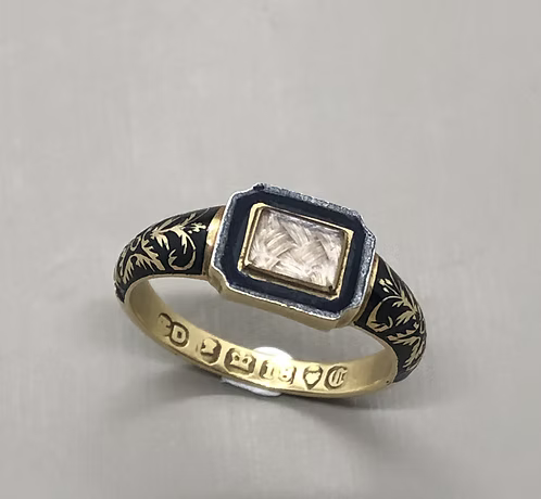 Mourning Ring for John Breeks 1838