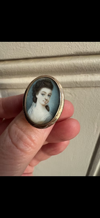 Portrait Miniature ring c.1760