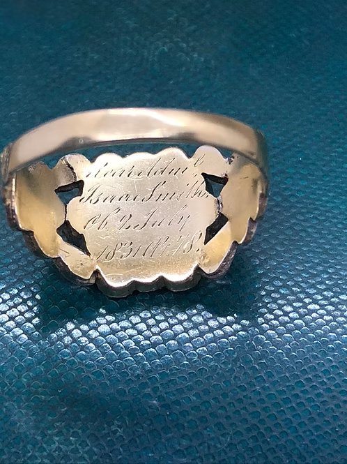 Isaac Smith's Mourning Ring 1831