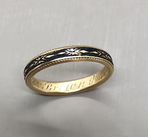 William Brown Mourning Ring 1782