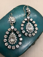 Topaz and paste pendeloques