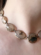 Georgian Moss Agate Rivière