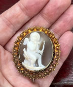 Seated Cupid Cameo