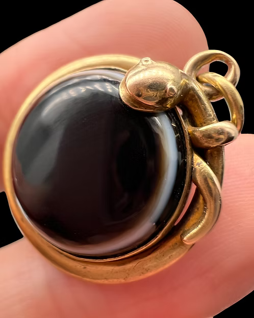 Victorian Snake Pendant