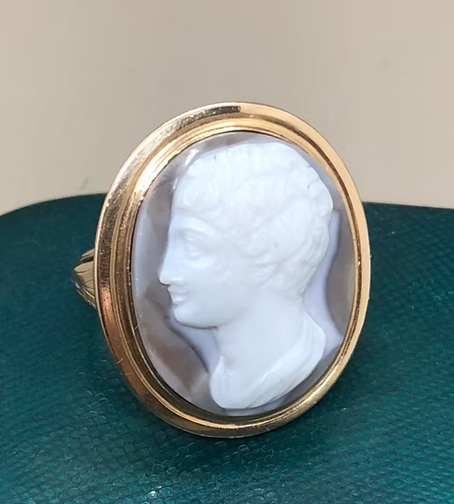 Neoclassical Cameo Ring