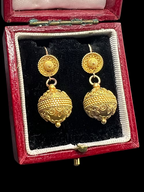 Etruscan Revival earrings