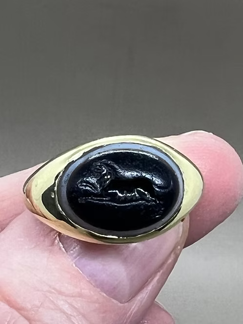 Ancient Lion Intaglio