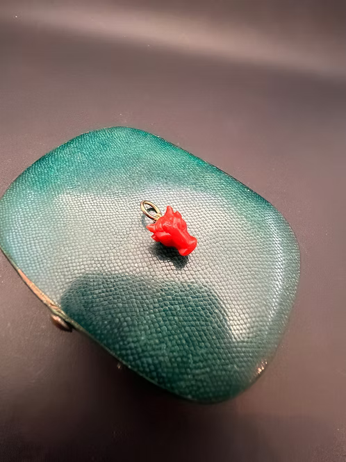 Coral Bull Charm