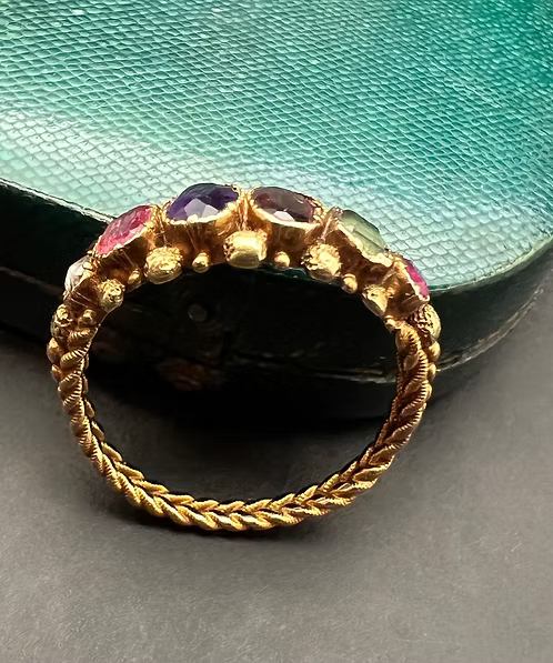 Acrostic Regard Ring c.1820