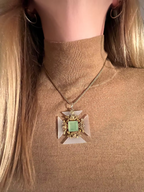 Regency Chalcedony Maltese Cross