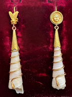 Victorian Shell Earrings