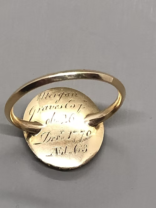 George III mourning ring Morgan Graves 1770