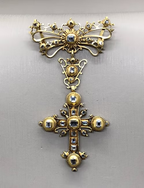 Iberian Diamond Cross Pendant