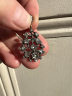Rococo Rose Diamond Pendant