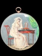 A Lady at her Dressing Table