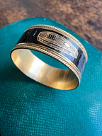 Enamel Coffin Ring
