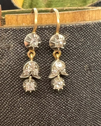 Victorian Old Cut Diamond Earrings