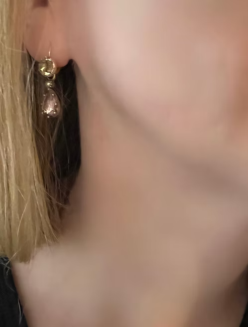 Georgian Topaz Earrings