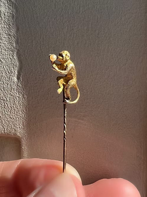15ct Monkey Stickpin