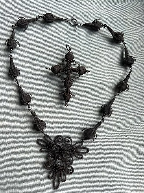 Silesian Fuschia Necklace c.1810