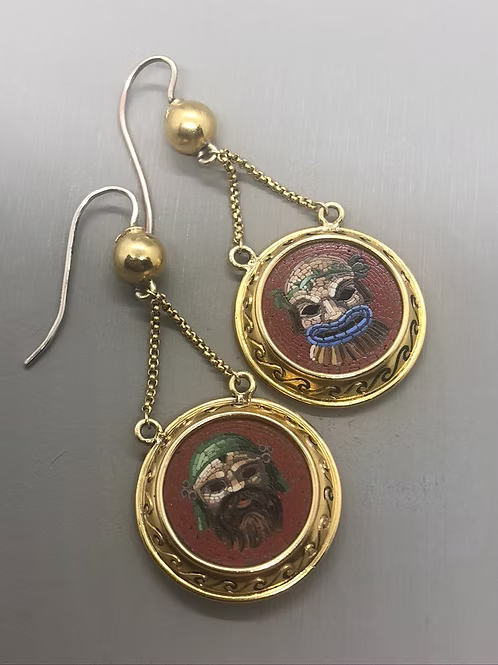 Micromosaic Pompeiian Masks