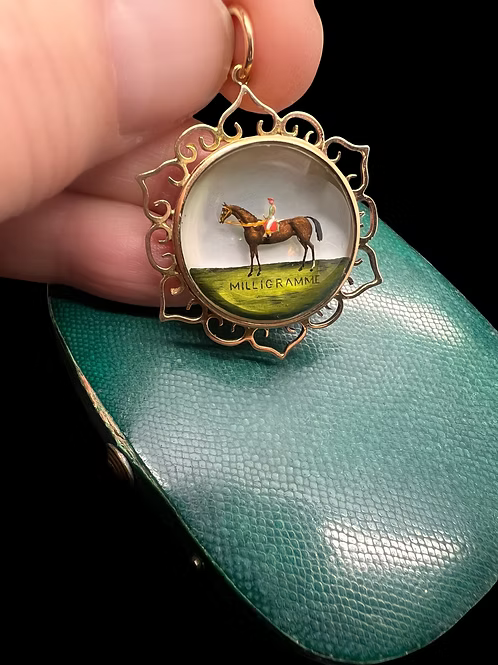Essex Crystal Racehorse Pendant