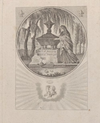The Tomb of Louis XVI with Hidden Silhouettes