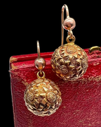 15ct Victorian Ball Earrings