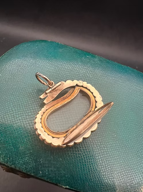 Pearl Georgian Ourobous Locket