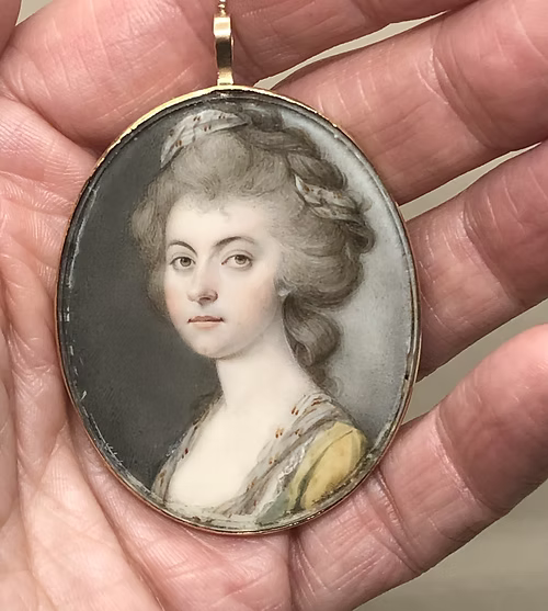 Portrait of a Lady by Joseph Daniel (1758-1803).