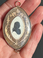 Mourning Silhouette Pendant