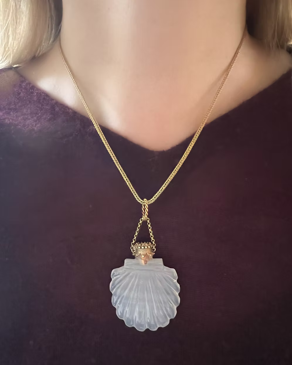Georgian Scallop Scent Bottle