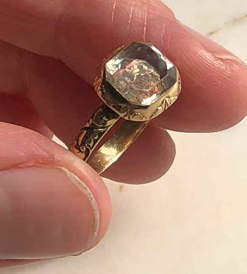 Stuart Crystal Betrothal Ring