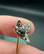 Diamond Fox Pin