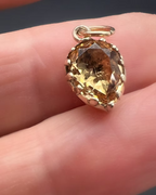 Georgian Topaz Heart